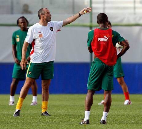 KLAGENFURT - Teamchef Paul Le Guen (CMR).  o0 Nationaltrainer, Trainer