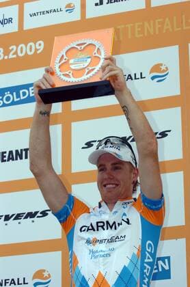 Tyler Farrar (USA Garmin Slipstream) gewinnt die Vattenfall Cyclassics 2009 -  Radsport Herren Vattenfall Cyclassics 2009, Straßenradsport, Straße, Rad, Vdig o0 ProTour Einzelbild Hamburg Freude,