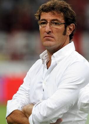 Trainer Ciro Ferrara (Juventus Turin) - (SesaGPER30) Fußball Herren Trofeo Luigi Berlusconi 2009 2010, Serie A, 1. Liga, Test, Testspiel, Juve Porträt Mailand Nachdenklichkeit,