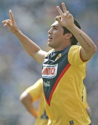 Mexico City, SALVADOR CABANAS (Club America)  ZUMA-20090823_prc_u78_202.jpg o0 Jubel Freude o0 CF