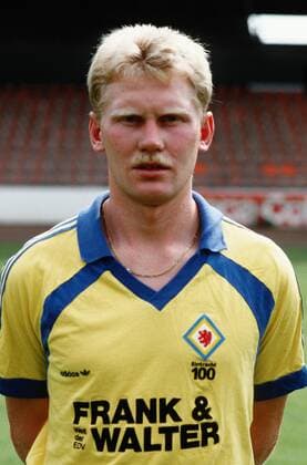 Heinz Günter Scheil (Eintracht Braunschweig) Fußball 2. BL Herren Saison 1991 1992, Nord, Präsentation, Pressetermin, Porträttermin, Porträt Aufnahmedatum geschätzt Braunschweig