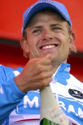 Gerald Ciolek (Deutschland Milram) gewinnt die 2. Etappe der Vuelta 2009 in Emmen -  Radsport Herren Vuelta a Espana 2009, Spanienrundfahrt, Straßenradsport, Straße, Rad Einzelbild 2. Etappe: Assen - Emmen Freude,
