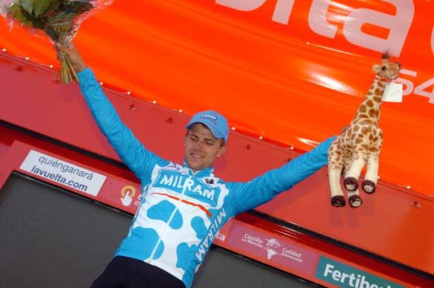 Gerald Ciolek (Deutschland Milram) gewinnt die 2. Etappe der Vuelta 2009 in Emmen -  Radsport Herren Vuelta a Espana 2009, Spanienrundfahrt, Straßenradsport, Straße, Rad Einzelbild 2. Etappe: Assen - Emmen Freude,
