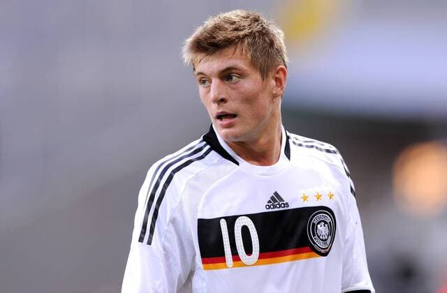 Fußball U21 : Deutschland (weiß) vs San Marino (blau): Toni Kroos (GER)  o00 Aachen