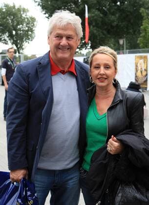 Max Lorenz mit Lebensgefährtin und Schauspielerin Hildegard Krekel (beide Deutschland) - Tag der Legenden o0 Partnerin, Frau, Freundin, Lebensgefährtin, Familie