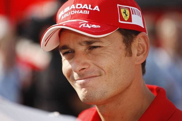 Giancarlo Fisichella (Ferrari) bei TV Interview, F1 Italien, Monza, 10.09.2009