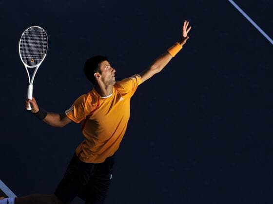 Novak Djokovic (Serbien) Tennis Herren US Open 2009, Grand Slam, ATP Tour, Halbfinale Einzelbild Flushing Meadows New York, NY, N Y