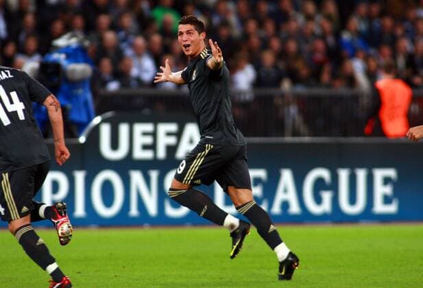 Cristiano Ronaldo (Real Madrid CF) - Torjubel o0 Freude, Jubel o0 EC 1 