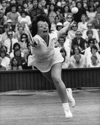 BILLIE JEAN KING - USA  - ZUMAk09 o0 Aufnahmedatum geschätzt o0 Damen Tennis