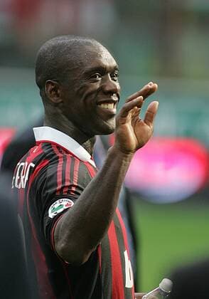 CLARENCE SEEDORF (AC Mailand) - o0 Einzelbild, Jubel, Freude