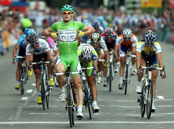 ANDRE GREIPEL (GER Columbia Highroad) gewinnt die 21. Etappe der Spanienrundfahrt 2009 -  NOxONLINExUSE o0 Etappensieg, Etappensieger, Jubel, Freude