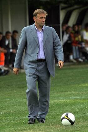 Goran Stevanovic - Partizan Belgrad coach :  o0 Freisteller Einzelbild