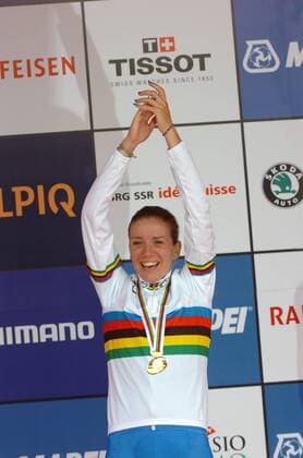 Weltmeisterin Tatiana Guderzo (Italien) -  o0 Freude Jubel, Sieg, Sieger, Weltmeister Porträt