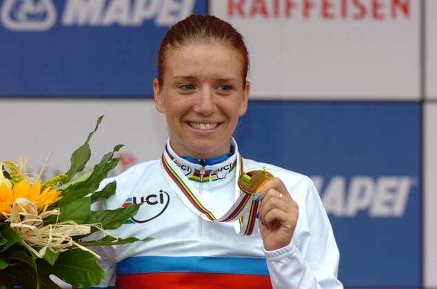 Weltmeisterin Tatiana Guderzo (Italien) -  o0 Freude Jubel, Sieg, Sieger, Weltmeister Porträt