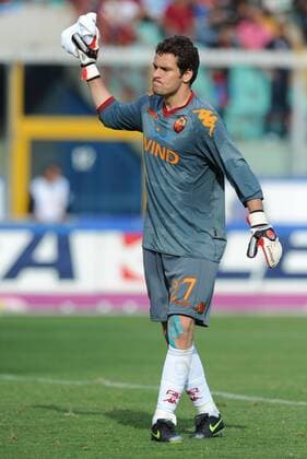Julio Sergio - AS Rom (Roma) wütend  o0 Einzelbild o0 Enttäuschung Wut