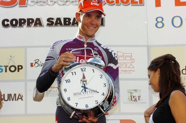 Siegerehrung Coppa Sabatini 2009 - Leonardo Bertagnolli (Italien Diquigiovanni) - 