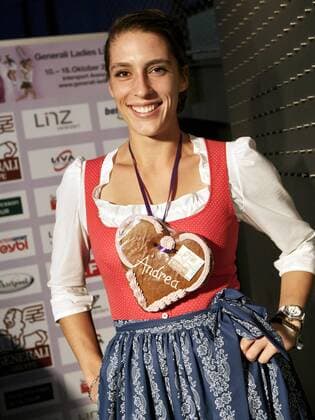 Generali Ladies Linz 2009, players night. Bild zeigt Andrea Petkovic (GER). 