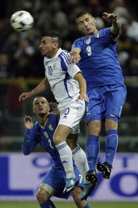Salvatore Bocchetti (Italien, re.) gegen Costas Charalambides (Zypern) - 