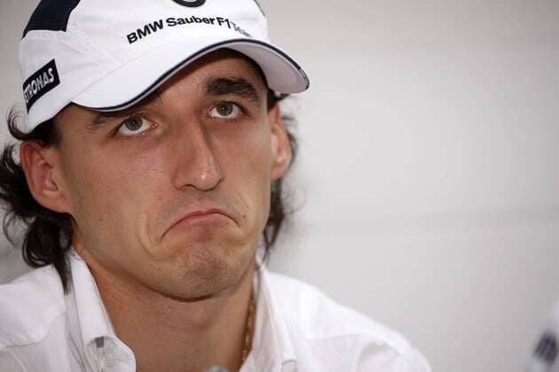 Robert Kubica (Polen BMW Sauber) skeptisch