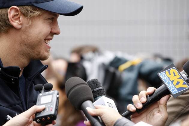 Sebastian Vettel (Deutschland Red Bull) im Interview