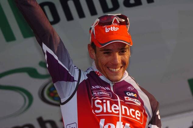Philippe Gilbert (Silence Lotto) gewinnt die Lombardei Rundfahrt  o0 Jubel, Jubel o00 Porträt Sieg