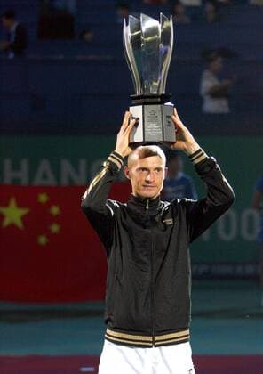 Nikolay Davydenko (Russland) - Sieger Shanghai Masters 2009 -  o0 Pokal Trophäe Sieg Objekte o00 Objekte