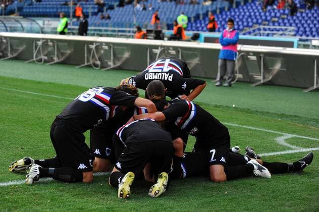 Torjubel Sampdoria Genua  o0 Jubel Freude
