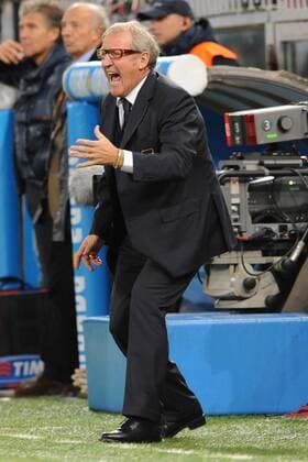 Trainer Luigi Del Neri (Sampdoria Genua) -  o0 Freisteller, Einzelbild