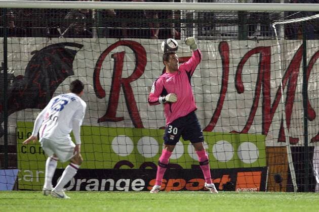Torwart Remy Vercoutre (Olympique Lyonnais) kassiert ein Tor - PANxEddyxLEMAISTREx  o0 Lyon, OL
