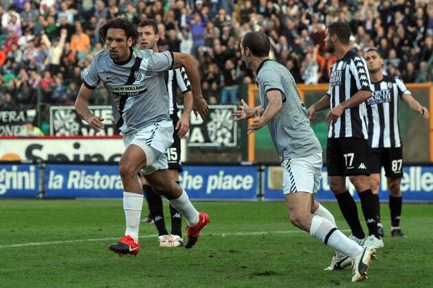 Juventus Turin Juve: Jubel Amauri (L)  o0 Freude