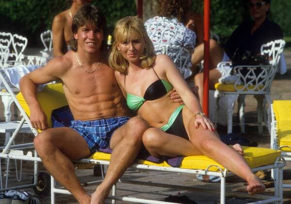 Lothar Matthäus und seine Frau Silvia (beide BR Deutschland) Fußball WM Herren WM 1986, Nationalteam, BRD Gruppe Aufnahmedatum geschätzt Morelia