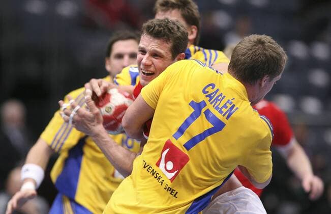 Michael V. Knudsen (Dänemark, l.), Oscar Carlen (Schweden)