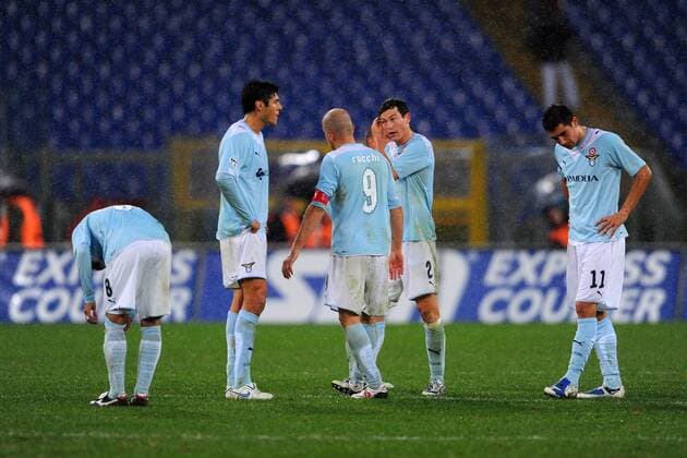 Enttäuschung bei Lazio Rom -  Rom