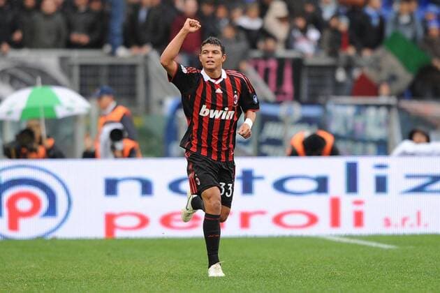Thiago Silva (AC Mailand) - Jubel -  o0 Freude Einzelbild Rom