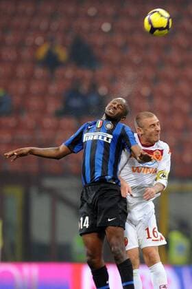 Inter Mailand - AS Rom, Patrick Vieira (Mailand, li.) und Daniele De Rossi (Rom) - 