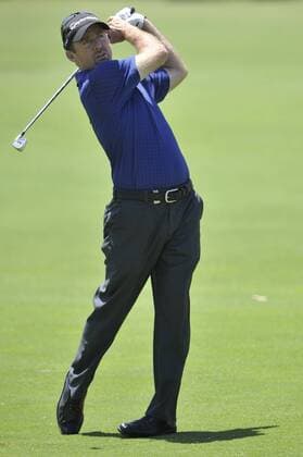 Nov 13, 2009 - Melbourne, Australia - ROD PAMPLING (AUSTRALIA) has his second shot on the par 4, 2nd hole during the Australian Masters at Kingston Heath Golf Club. - ZUMAmm5