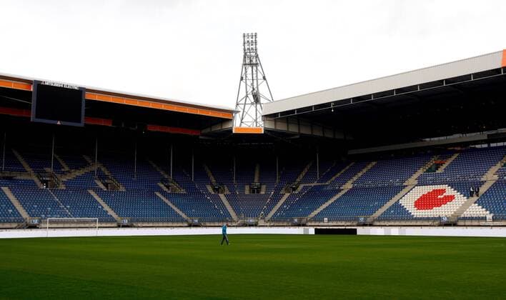 SC Heerenveen - Abe Lenstra Stadion. Keywords: Tribuene.  Totale