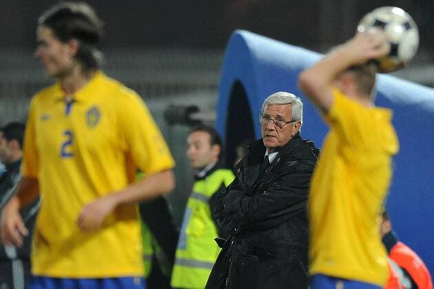 Nationaltrainer Marcello Lippi ITA  o0 Trainer Perspektive, Durchblick