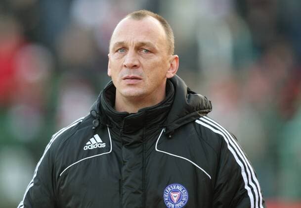 Erfurt, Steigerwaldstadion, Fußball, 3.Liga, Herren, FC Rot-Weiß Erfurt vs. SV Holstein Kiel 0:0, Co-Trainer Andreas Thom (Kiel)