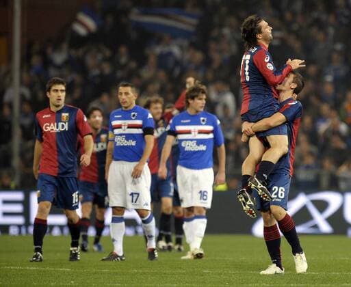 Marco Rossi (CFC, 7) - Jubel - CFC Genua 1893 vs. Sampdoria Genua - giorgioxperottino o0 Freude