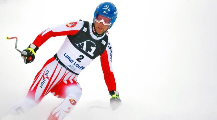 SKI ALPIN - FIS WC Lake Louise, Abfahrt, Herren - LAKE LOUISE,KANADA,28.NOV.09 - SKI ALPIN - FIS Weltcup, Abfahrt der Herren. Bild zeigt Benjamin Raich (AUT). 