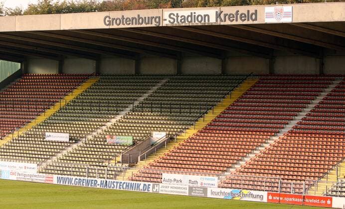 Grotenburg Stadion in Krefeld