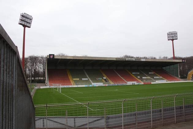 Grotenburg Stadion - Heimspielstätte des KFC Uerdingen 05 o0 GER