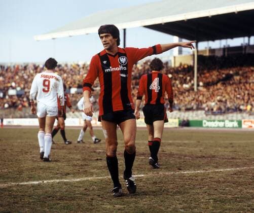 Werner Lorant (Frankfurt) Fußball 1. BL Herren DEUTSCHSPRACHIGE SPORTZEITSCHRIFTEN UND -ZEITUNGEN NUR NACH RÜCKSPRACHE 1979 1980 Gruppe Stuttgart