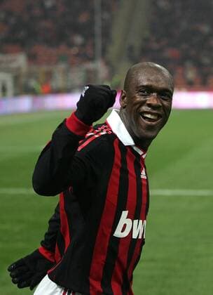CLARENCE SEEDORF (AC Mailand) o0 Jubel Freude