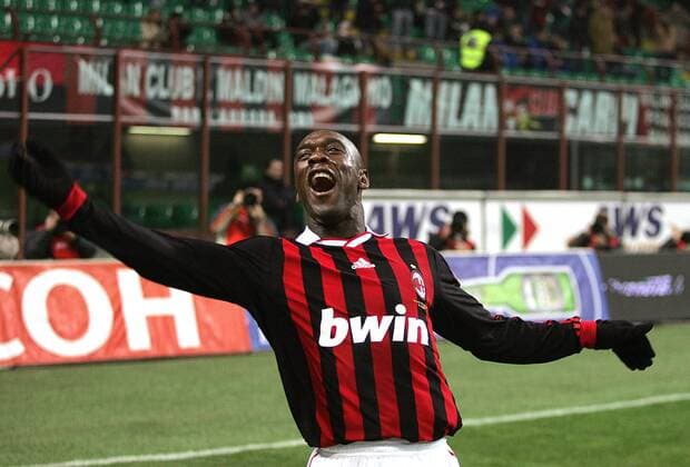 CLARENCE SEEDORF (AC Mailand) o0 Jubel Freude