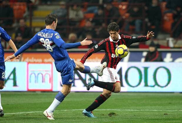 Alexandre PATO AC Mailand - AC Mailand (rot) - Sampdoria Genua (blau) -