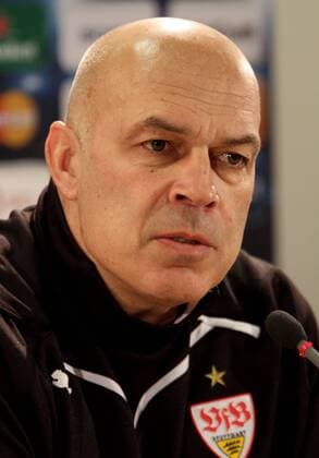 Trainer Christian Gross (VfB Stuttgart)