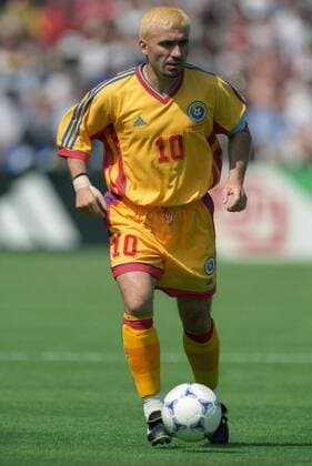 Gheorghe Hagi (Rumänien) Fußball WM Herren WM 1998, Länderspiel Nationalteam Einzelbild Bordeaux