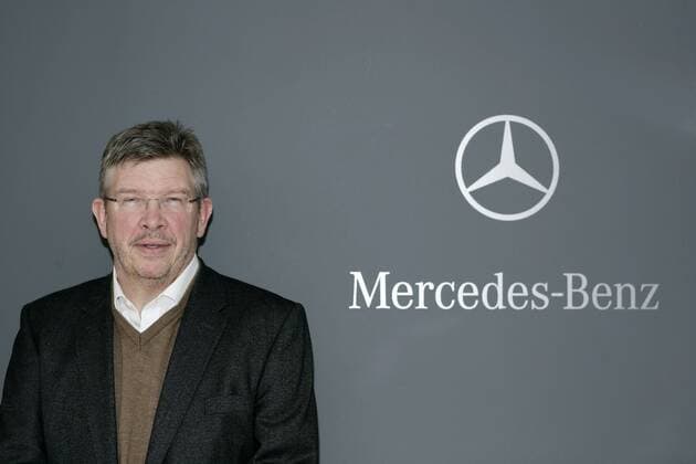Motorsport: Formel 1, Teamchef Ross Brawn (England Mercedes G)P, xHOCHxZWEIx xRoncox